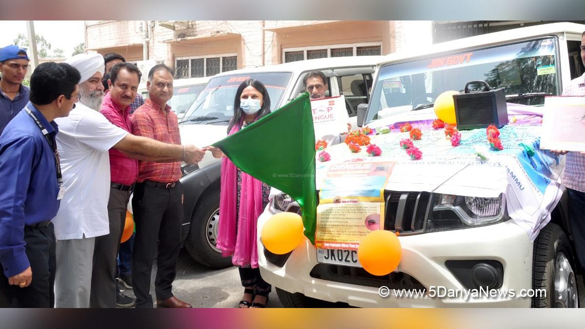 National Dengue Day, Dengue Awareness Van, Director Health Services Jammu,  Jammu And Kashmir, Jammu & Kashmir