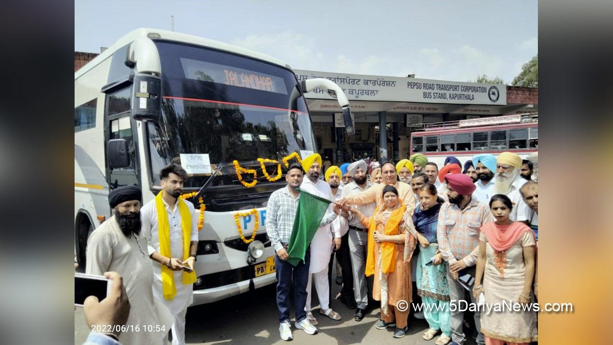 Kapurthala to IGI Airport New Delhi , Punjab Roadways , PUNBUS, Manju Rana, PRTC depot manager Parveen kumar