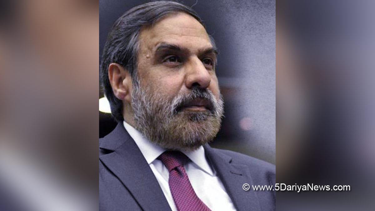 Anand Sharma, Union Cabinet Minister in charge of Commerce and Industry and Textiles in the Government of India, New Delhi