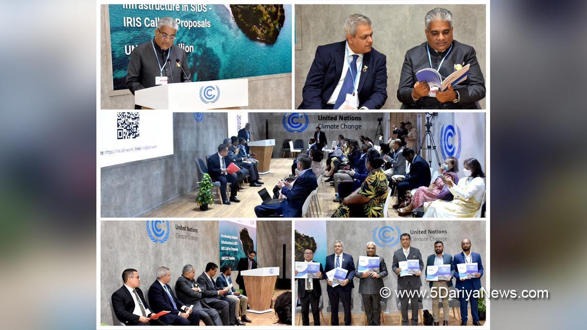 Bhupender Yadav, BJP, Bharatiya Janata Party, Union Minister for Environment Forest and Climate Change, Egypt, COP 27, Sharm El-Sheikh, UNFCCC