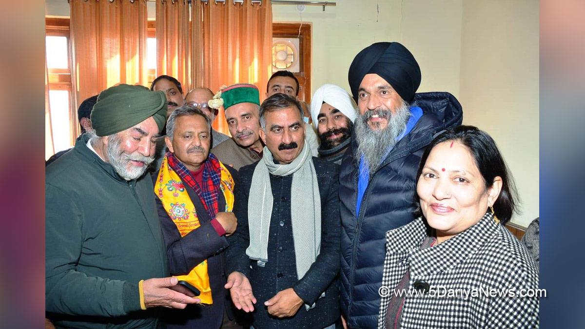 Sukhvinder Singh Sukhu, Himachal Pradesh, Himachal, Congress, Indian National Congress, Himachal Congress, Shimla , Chief Minister of Himachal Pradesh, Naresh Chauhan, Sarbjeet Singh Bobby, Blessings Almighty 