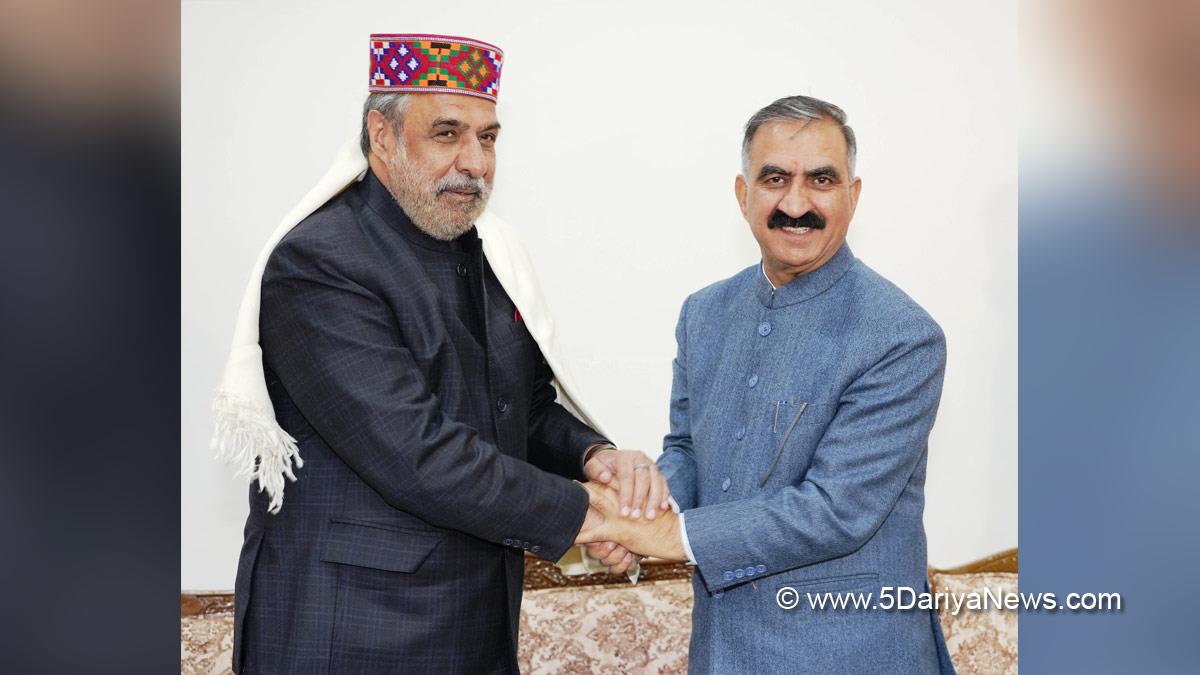 Anand Sharma, Sukhvinder Singh Sukhu, Himachal Pradesh, Himachal, Congress, Indian National Congress, Himachal Congress, Shimla, Chief Minister of Himachal Pradesh