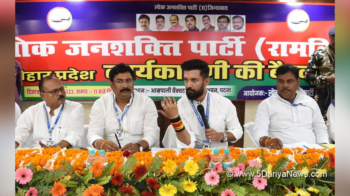 Chirag Paswan, Lok Janshakti Party, LJPR, Patna, Bihar, Election Special 