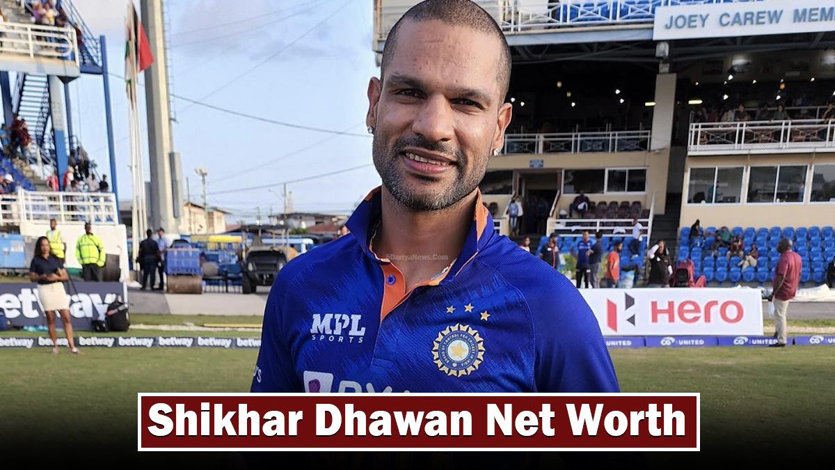 Shikhar Dhawan Net Worth