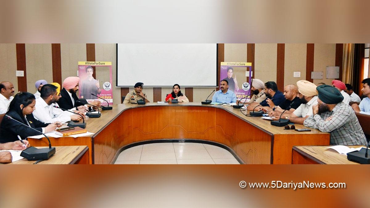 Sakshi Sawhney, DC Ludhiana, Ludhiana, Deputy Commissioner Ludhiana,Kuldeep Singh Chahal, ECI, Chief Electoral Officer Punjab, Lok Sabha Elections 2024, General Elections 2024, CEO Punjab, Chunav Ka Parv, Desh Ka Garv