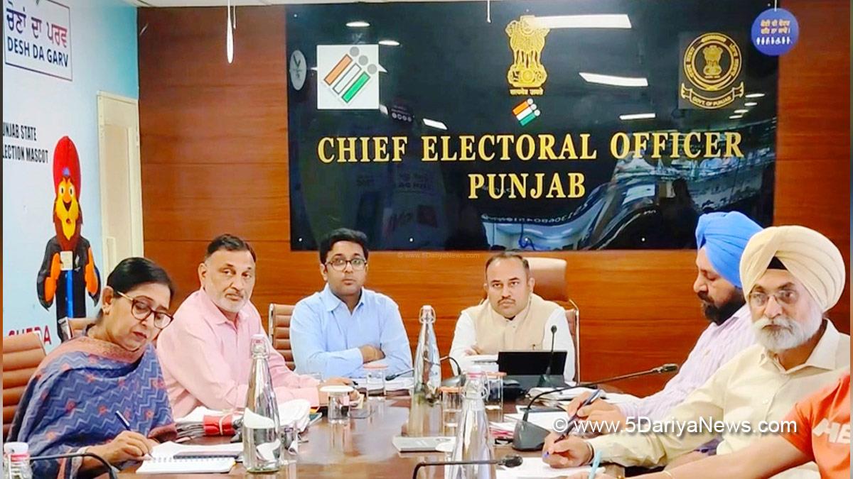 Sibin C, Election Commision Punjab, ECI, Chief Electoral Officer Punjab, Lok Sabha Elections 2024, General Elections 2024, CEO Punjab, Chunav Ka Parv, Desh Ka Garv, The CEO Punjab, No Voter To Be Left Behind 