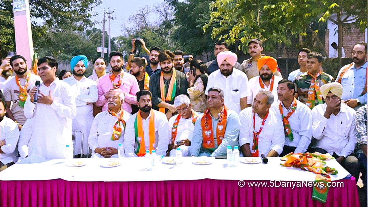 Gajendra Singh Shekhawat, BJP, Bharatiya Janata Party, Union Minister for Jal Shakti, Dr. Subhash Sharma, BJP Punjab, Sanjeev Vashisht, Dr. Subhash Sharma