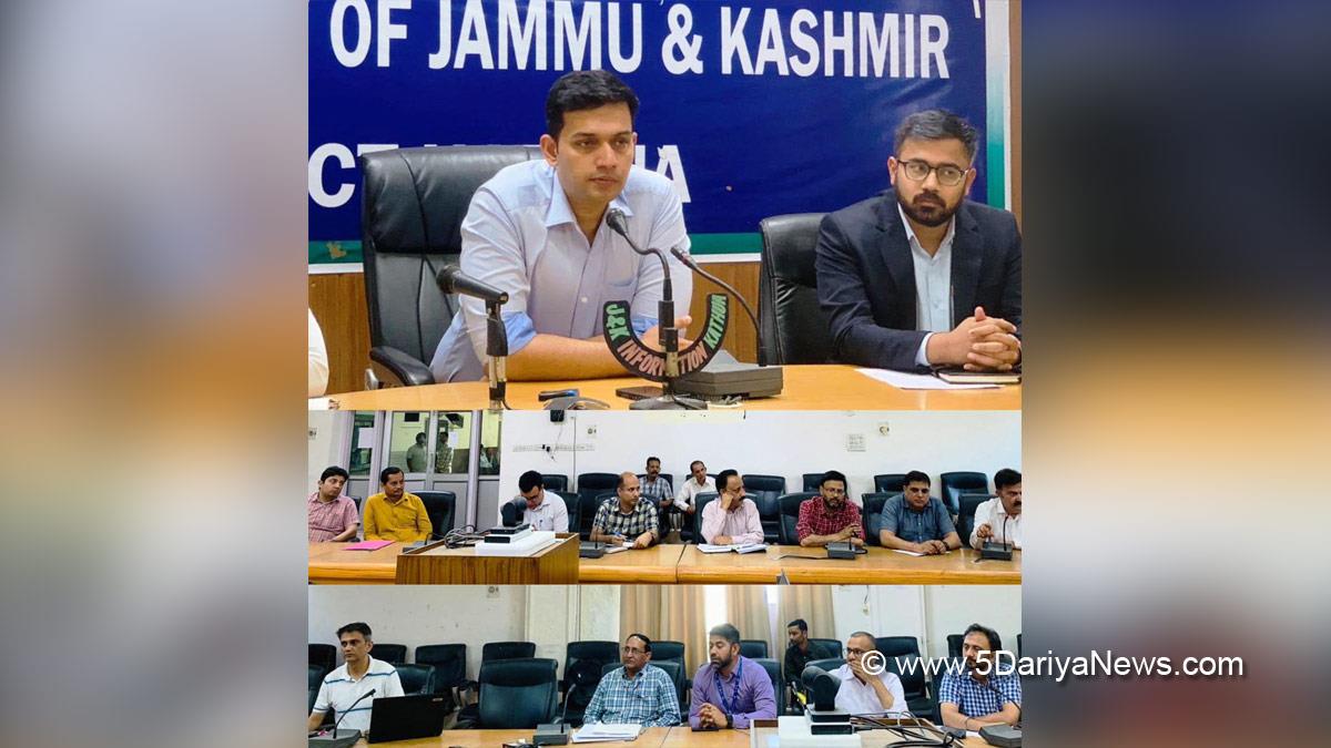 Rakesh Minhas, Dr. Rakesh Minhas, Kathua, DDC Kathua, District Development Commissioner Kathua, Kashmir, Jammu And Kashmir, Jammu & Kashmir, District Administration 