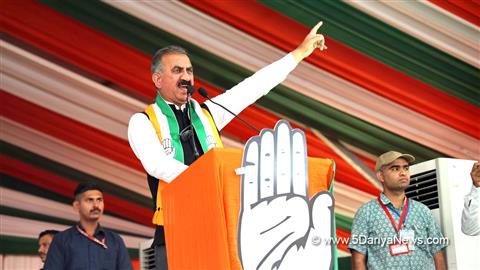 Sukhvinder Singh Sukhu, Himachal Pradesh, Himachal, Congress, Indian National Congress, Himachal Congress, Shimla, Chief Minister of Himachal Pradesh, Lok Sabha Elections 2024, General Elections 2024, Lok Sabha Election, Lok Sabha 2024