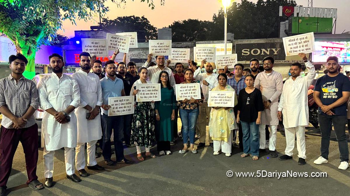 BJP Chandigarh, Bharatiya Janata Party, BJP, Lok Sabha Elections 2024, General Elections 2024, Lok Sabha Election, Lok Sabha 2024, Swati Maliwal case, Protest