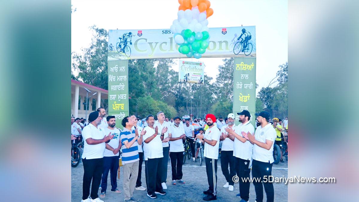 Punjab Admin, Dr. Mehtab Singh, Senior Superintendent of Police, SSP S.B.S Nagar, Shaheed Bhagat Singh Nagar, Nawanshahr, S.B.S. Nagar, Cycle Rally, Anti Drug Mission