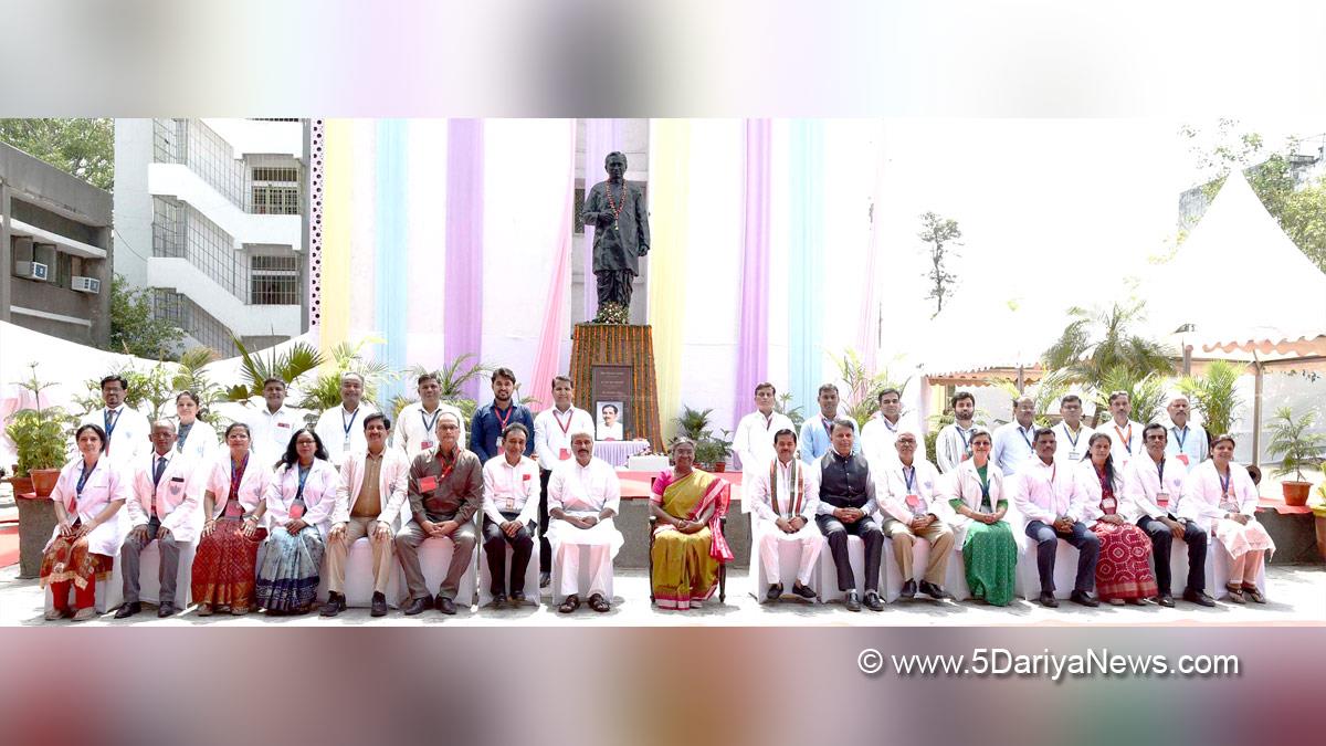 Droupadi Murmu, President of India, President, Indian President, Rashtrapati, Dr. Virendra Kumar, Dr Virendra Kumar, Dr. Virendra Kumar Khatik, B.L. Verma