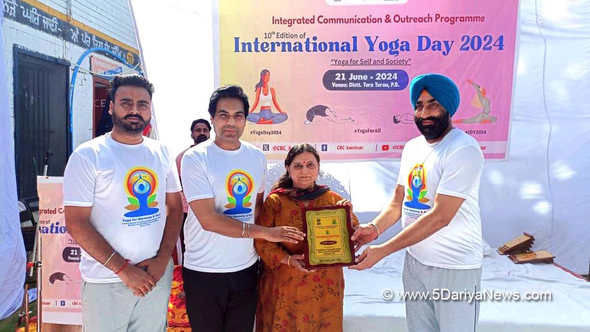 10th International Yoga Day, International Yoga Day, Yoga Day, Tarntaran