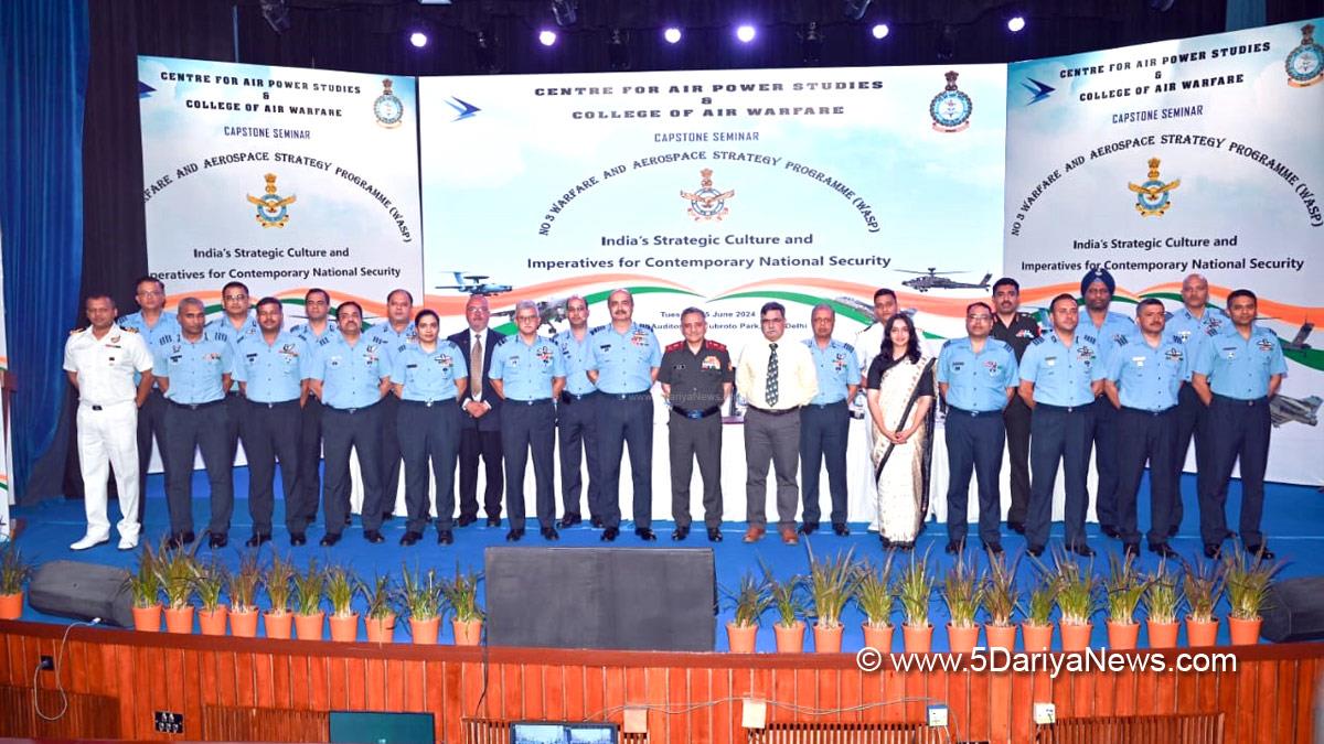 Military, Warfare & Aerospace Strategy Program, WASP, Indian Air Force, Air Chief Marshal VR Chaudhari