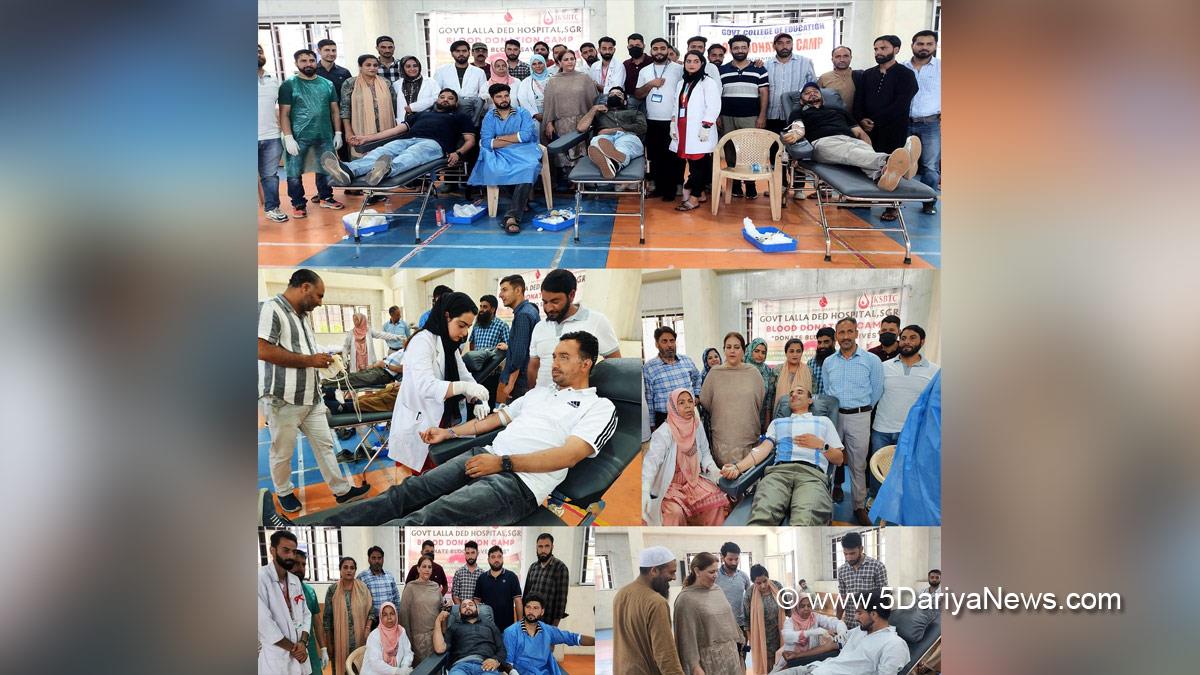 Blood Camp, Blood Donation Camp, Kashmir, Jammu And Kashmir, Jammu & Kashmir, District Administration Kulgam