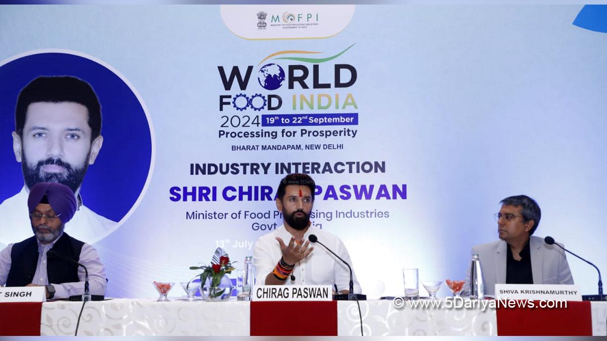 Chirag Paswan, BJP, Bharatiya Janata Party, Mumbai, World Food India 2024