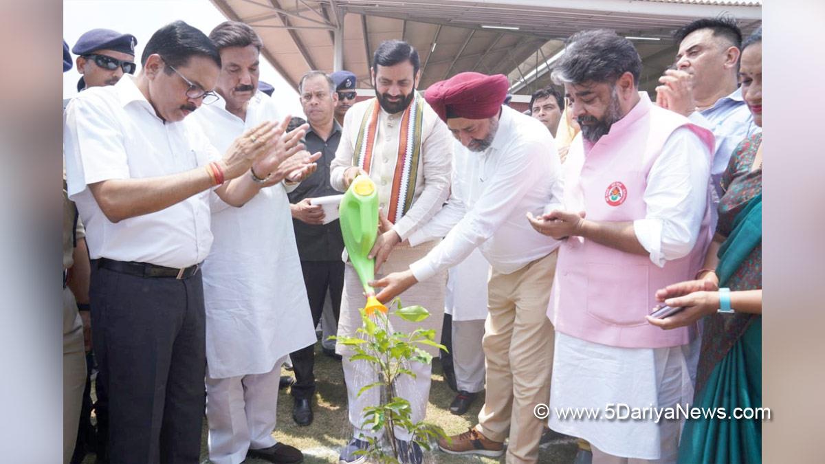 Nayab Singh Saini, Haryana, Bharatiya Janata Party, BJP, Haryana Chief Minister, Chief Minister of Haryana, BJP Haryana, Aseem Goel, Ranjit Singh, Ek Ped Maa Ke Naam, Radha Soami Dera Sikanderpur, Sirsa, Radha Soami Dera