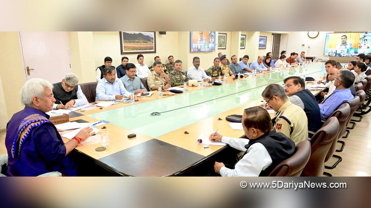 Manoj Sinha, Lieutenant Governor J&K, Raj Bhavan, Jammu, Srinagar, Kashmir, Jammu And Kashmir, Jammu & Kashmir, Rajeev Rai Bhatnagar, Atal Dulloo