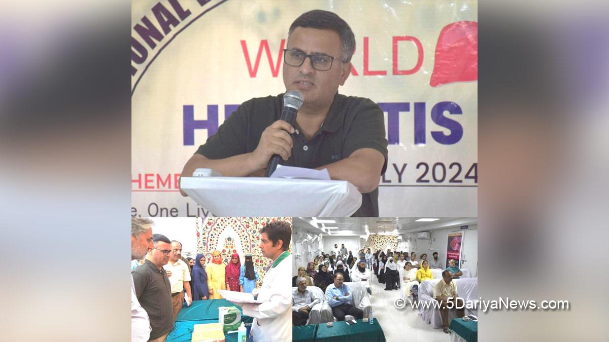 Shakeel-ul-Rehman Rather,Bandipora, Deputy Commissioner Bandipora, Kashmir, Jammu And Kashmir, Jammu & Kashmir, District Administration Bandipora, World Hepatitis Day