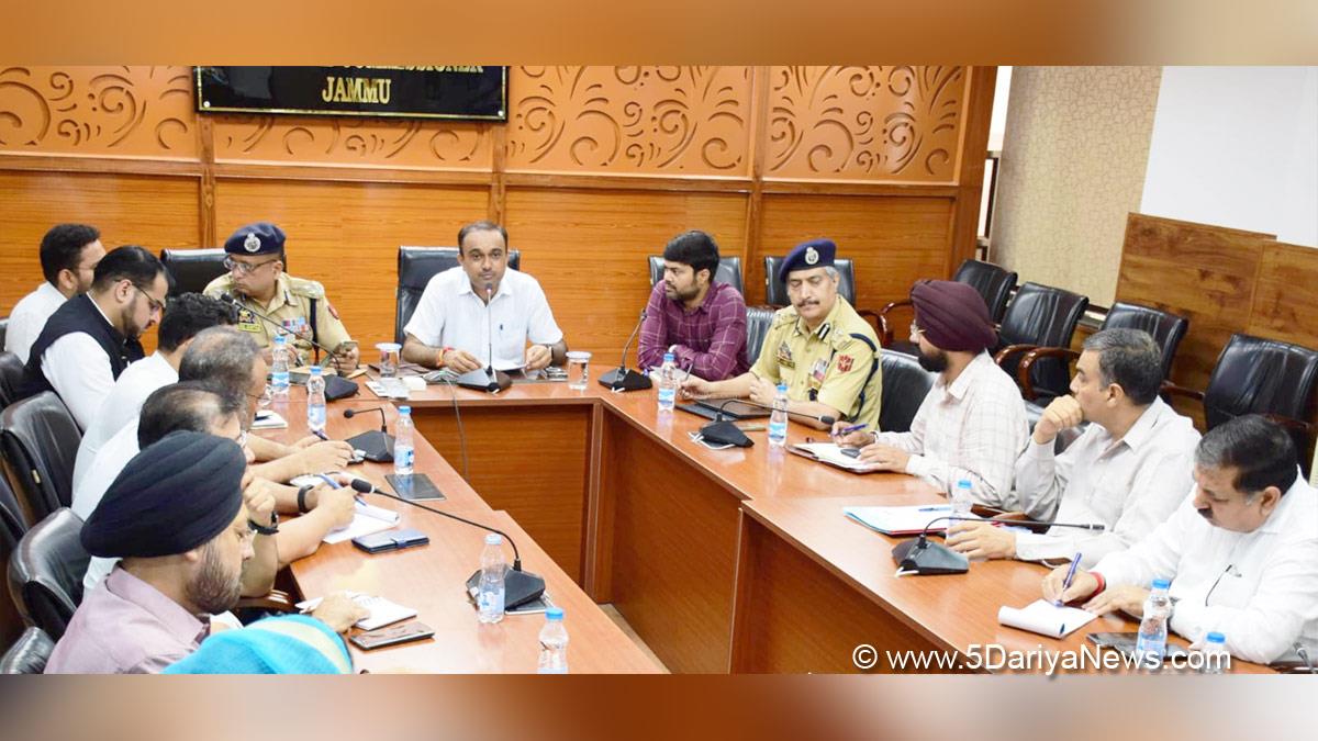 Ramesh Kumar, Divisional Commissioner Jammu,Jammu, Srinagar, Kashmir, Jammu And Kashmir, Jammu & Kashmir, Harvinder Singh,Shyambir,Yasin M. Choudhary, Sachin Kumar Vaishay