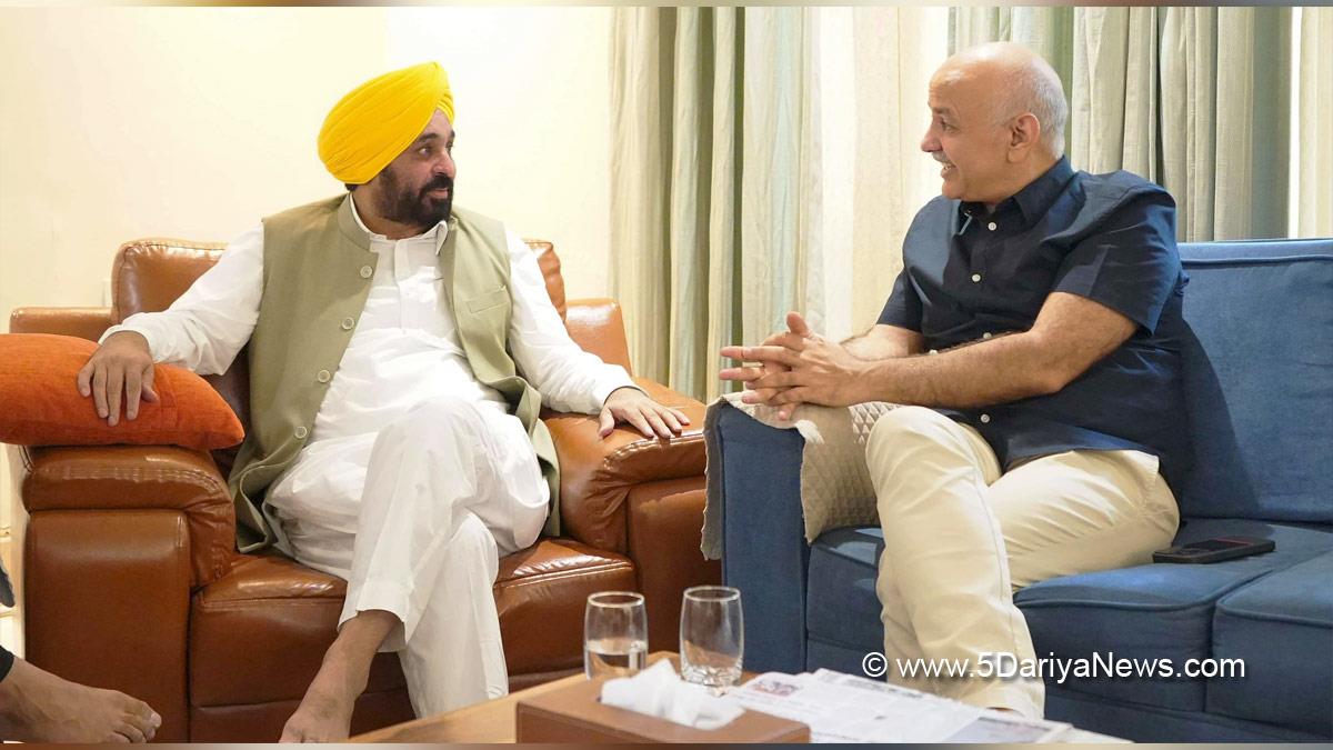 Bhagwant Mann, Bhagwant Singh Mann, AAP, Aam Aadmi Party, Aam Aadmi Party Punjab, AAP Punjab, Government of Punjab, Punjab Government, Punjab, Chief Minister Of Punjab, Manish Sisodia