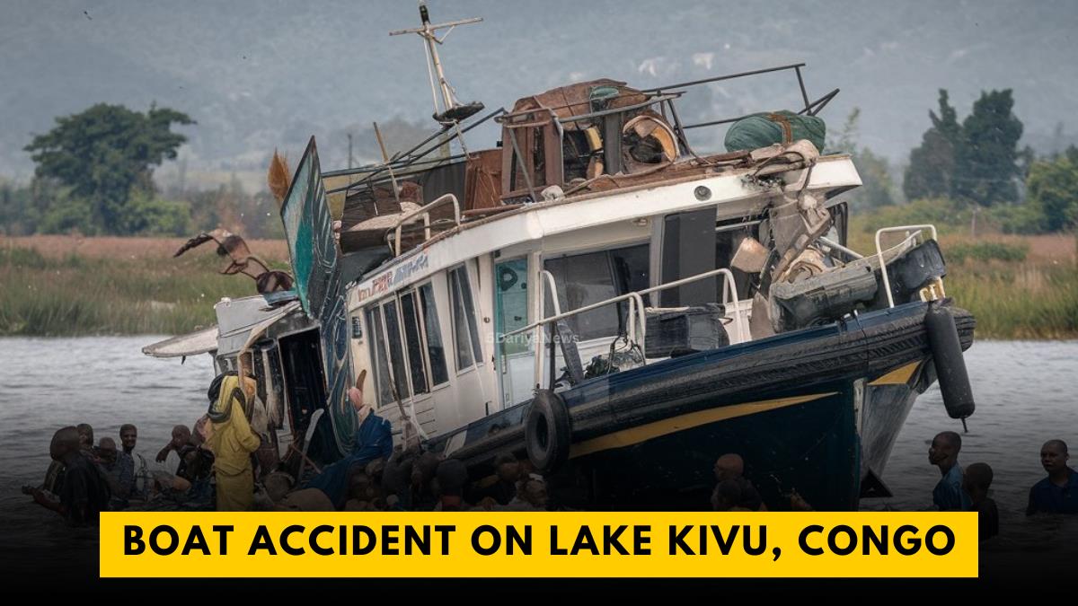 Boat Accident On Lake Kivu, Congo