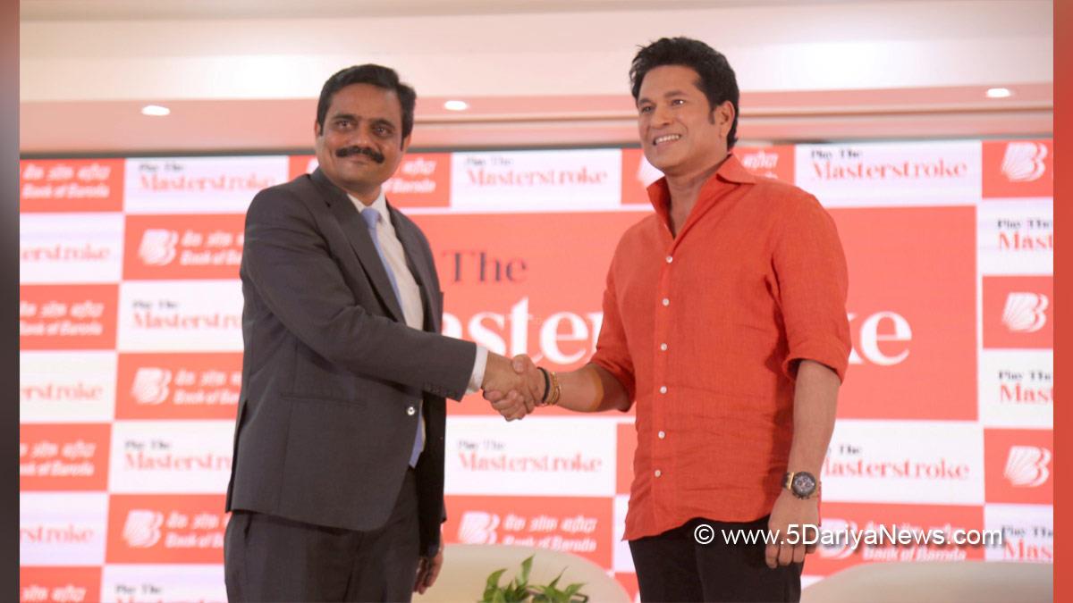 Sachin Tendulkar, Bank of Baroda,Bank Global Brand, Debadatta Chand, Mumbai