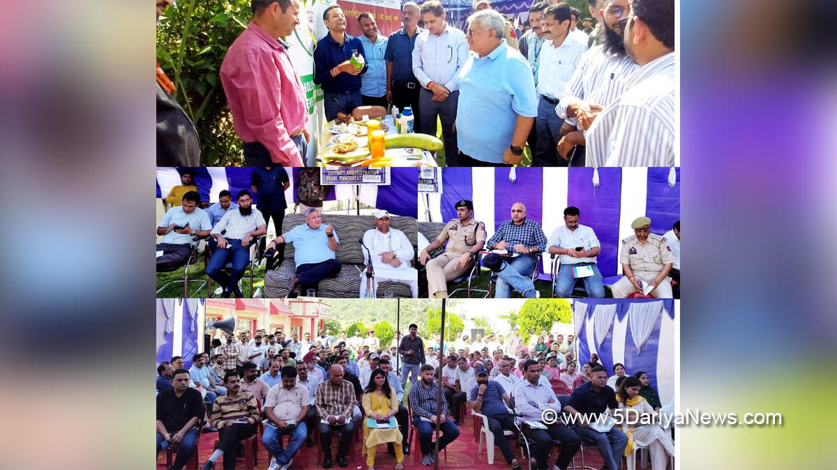 Vishesh Paul Mahajan, Reasi, Deputy Commissioner Reasi, Kashmir, Jammu And Kashmir, Jammu & Kashmir, District Administration Reasi, Block Diwas, Jan Abhiyan Camp, Jan Abhiyan, Jan Sunvayi, Jan Abhiyan, Jan Adhikar, Awami Muhim, Jan Abhiyan Program, Mega Block Diwas, Weekly Block Diwas