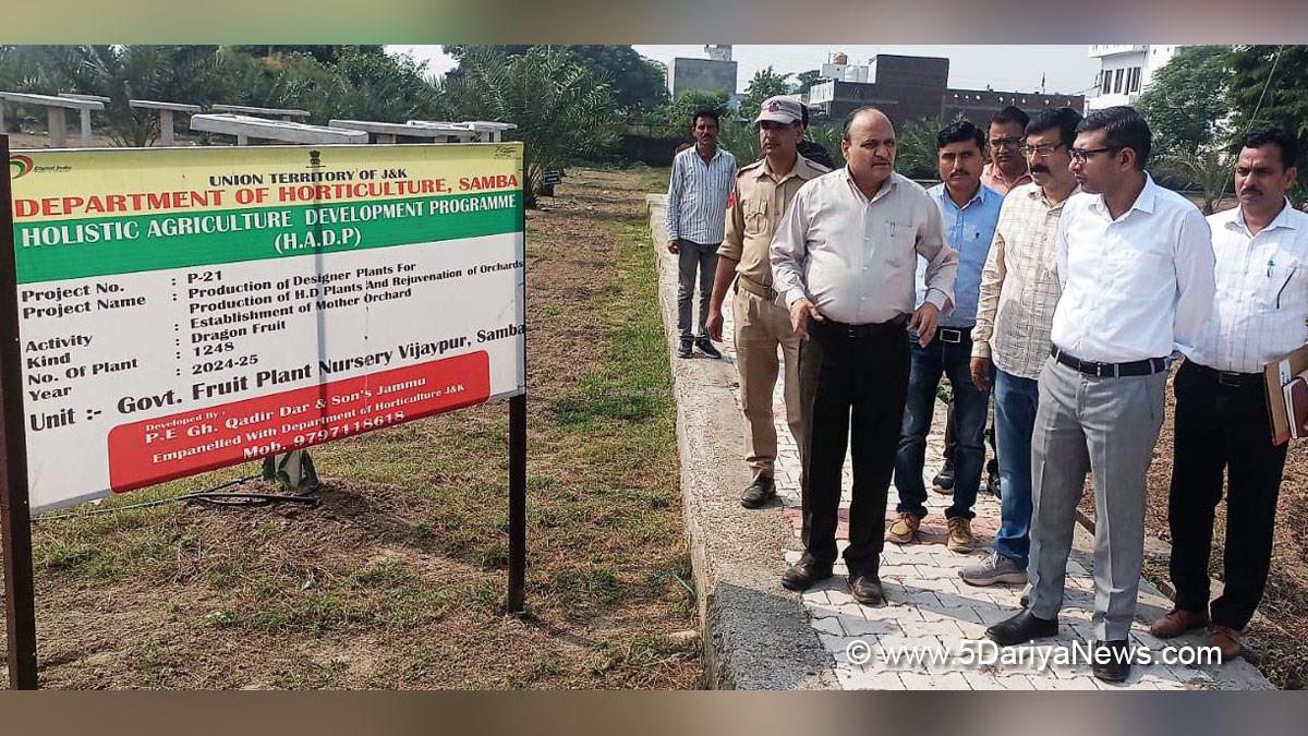 Rahul Yadav, Kashmir, Jammu And Kashmir, Jammu & Kashmir, Kashmir Valley, Holistic Agriculture Development Programme J&K 