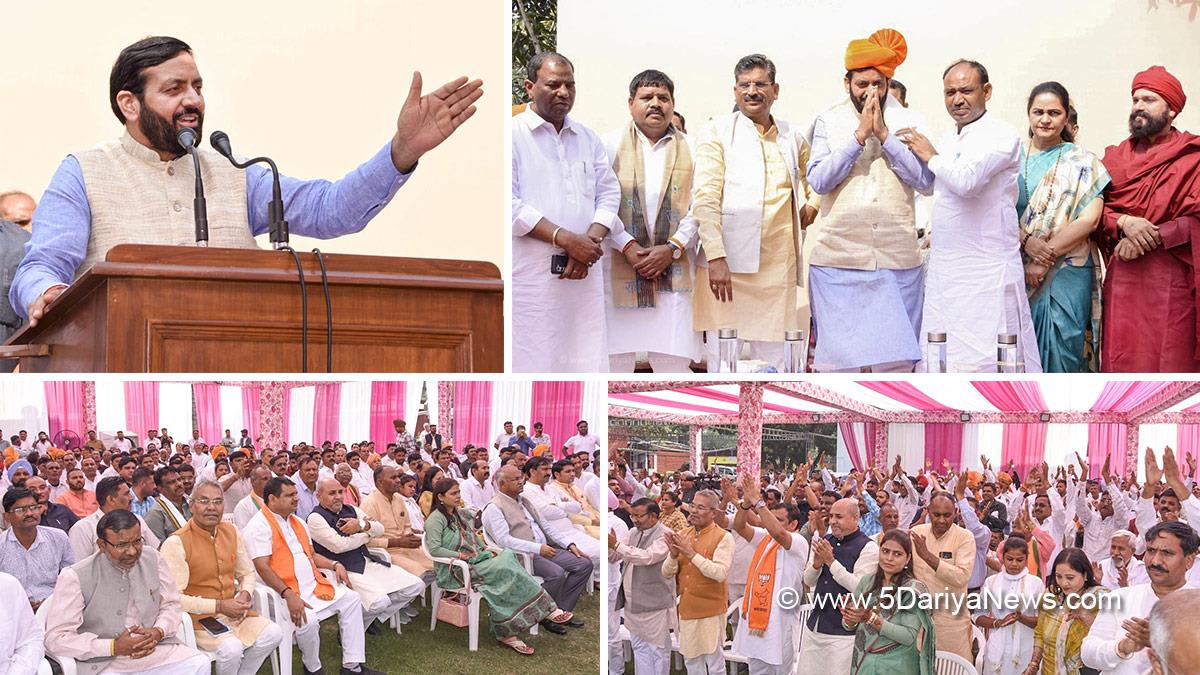 Nayab Singh Saini, Haryana, Bharatiya Janata Party, BJP, Haryana Chief Minister, Chief Minister of Haryana, BJP Haryana, Krishan Kumar Bedi, Scheduled Castes and Backward Classes Welfare and Antyodaya, SEWA, Kapoor Singh Valmiki, Dignitaries of Deprived Scheduled Castes, Haryana Scheduled Deprived Caste Society 