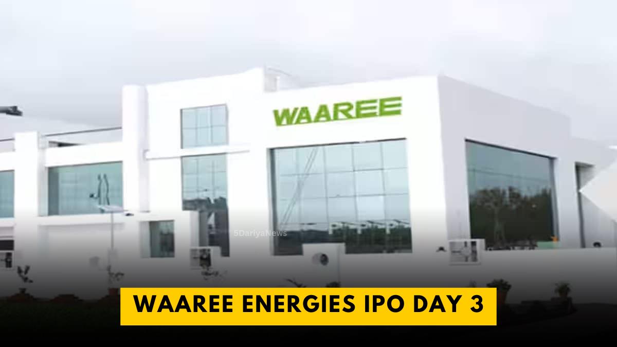 Waaree Energies IPO Day 3