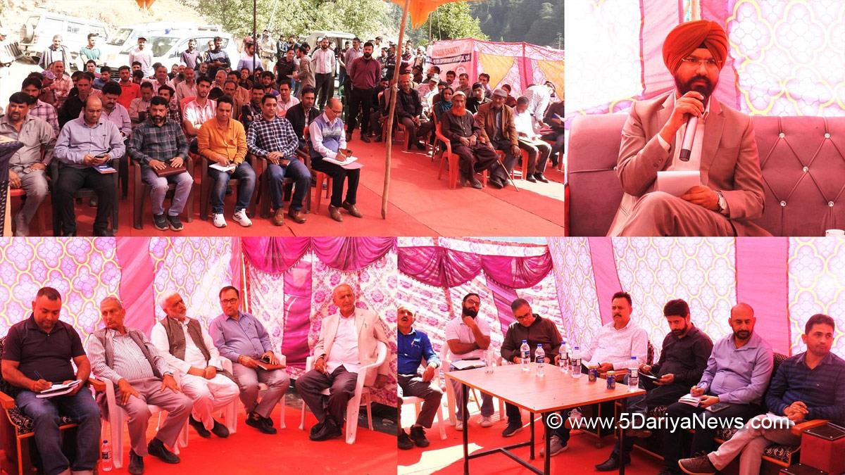 Harvinder Singh, Doda, Deputy Commissioner Doda, Kashmir, Jammu And Kashmir, Jammu & Kashmir, District Administration Doda, Block Diwas, Jan Abhiyan Camp, Jan Abhiyan, Jan Sunvayi, Jan Abhiyan, Jan Adhikar, Awami Muhim, Jan Abhiyan Program, Mega Block Diwas, Weekly Block Diwas