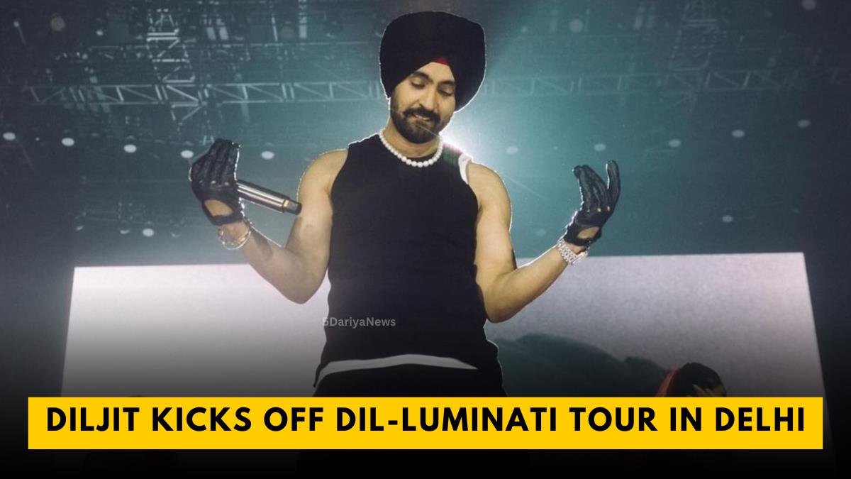 Diljit Dosanjh Kicks Off Dil-Luminati Tour in Delhi with Record-Breaking Crowds and High Spirits