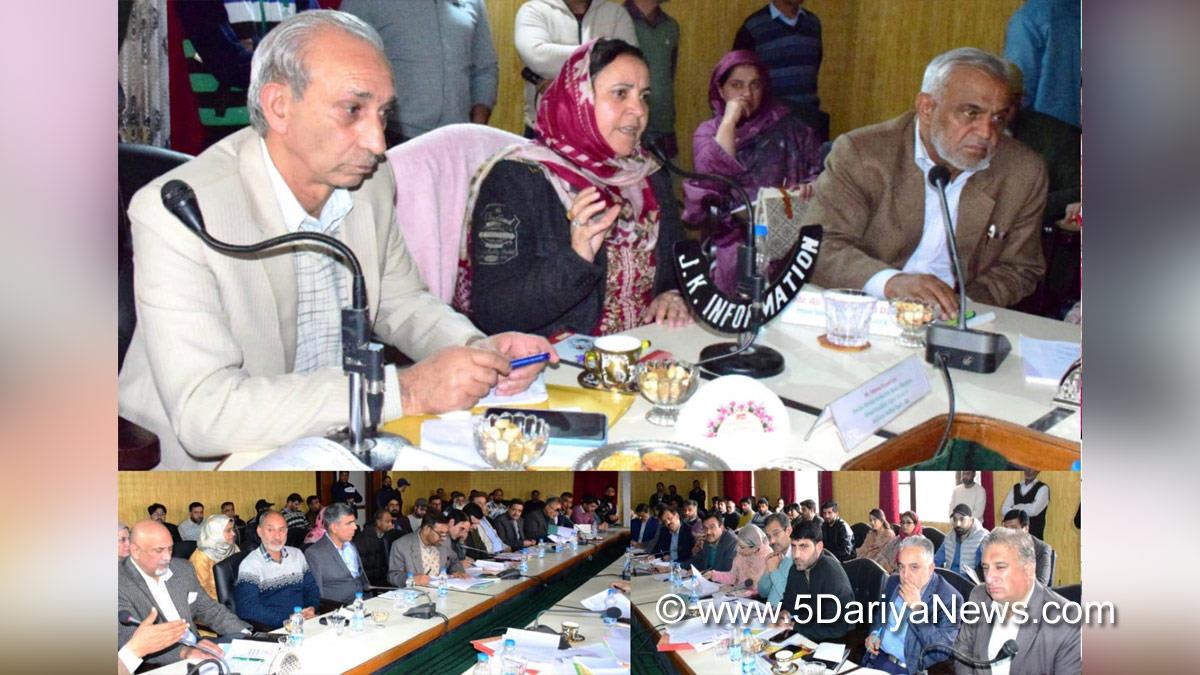 Sakeena Masood, Jammu and Kashmir National Conference, National Conference,  Kashmir, Jammu And Kashmir, Jammu & Kashmir, Minister for Health and Medical Education, Social Welfare and Education