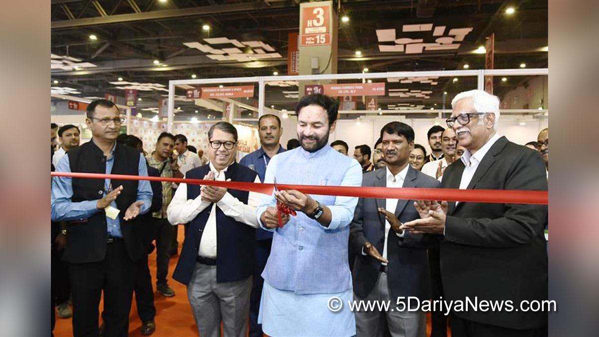 Gangapuram Kishan Reddy, G. Kishan Reddy, Union Minister of Coal and Mines, BJP, Bharatiya Janata Party, Ministry of Mines Pavilion, India International Trade Fair, IITF 2024