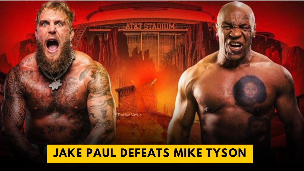 Jake Paul Defeats Mike Tyson in Epic Boxing Match