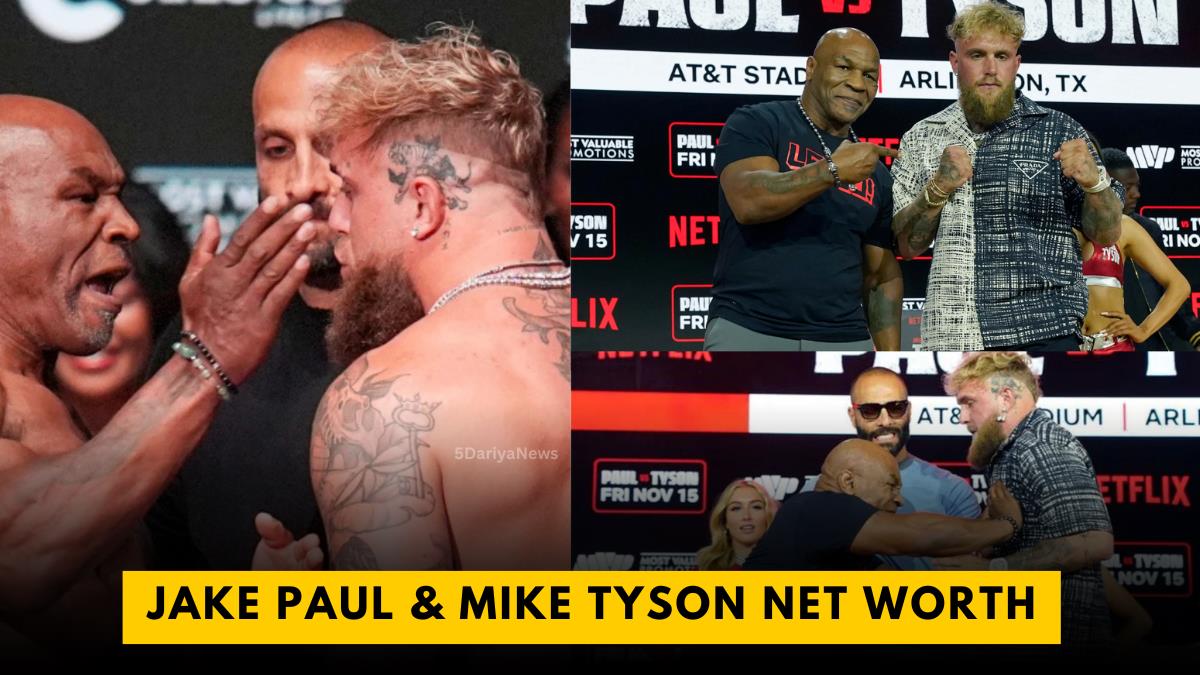 Jake Paul & Mike Tyson Net Worth