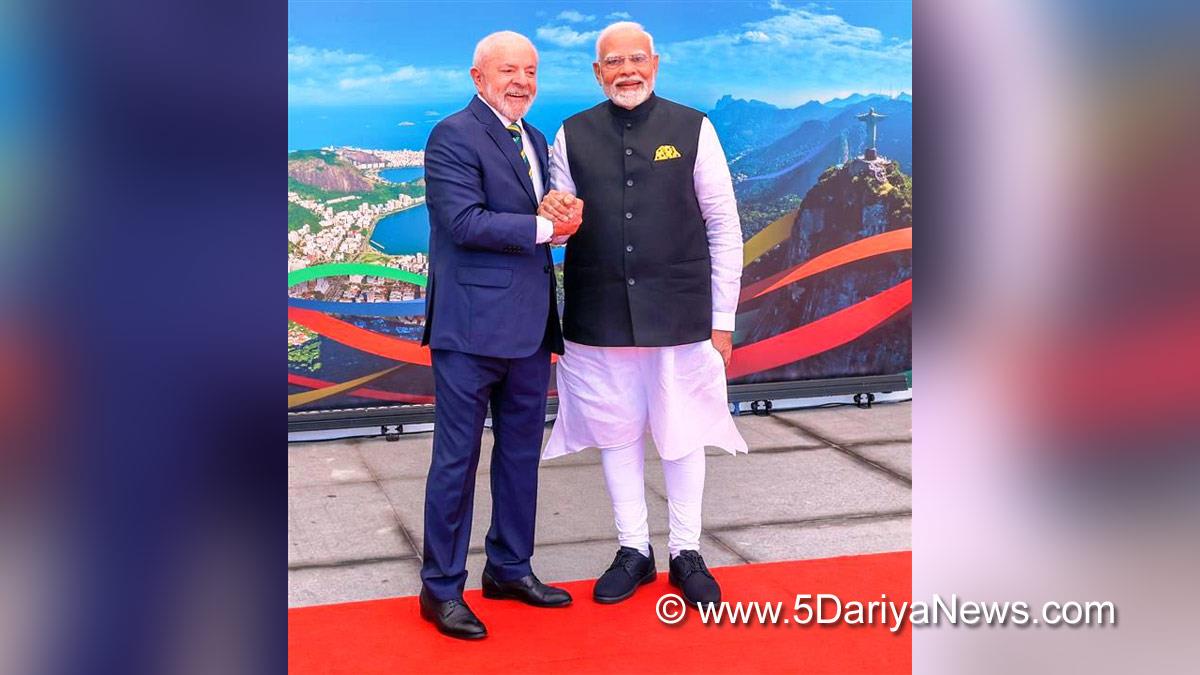 Narendra Modi, Modi, BJP, Bharatiya Janata Party, Prime Minister of India, Prime Minister, Narendra Damodardas Modi, President of Brazil, Luis Inacio Lula Da Silva