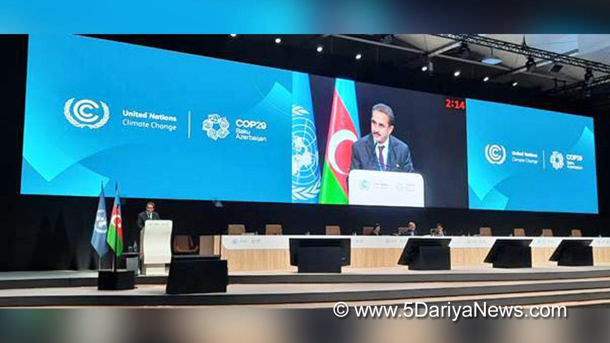 Kirti Vardhan Singh, Bharatiya Janata Party, BJP, Union Minister of State for Environment Forest and Climate Change, Baku, Azerbaijan