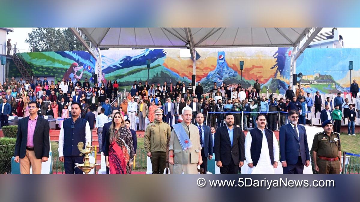 Manoj Sinha, Lieutenant Governor J&K, Raj Bhavan, Jammu, Srinagar, Kashmir, Jammu And Kashmir, Jammu & Kashmir, The International Film Festival of Srinagar, TIFFS, Jammu Film Festival, JFF, Yasha Mudgal