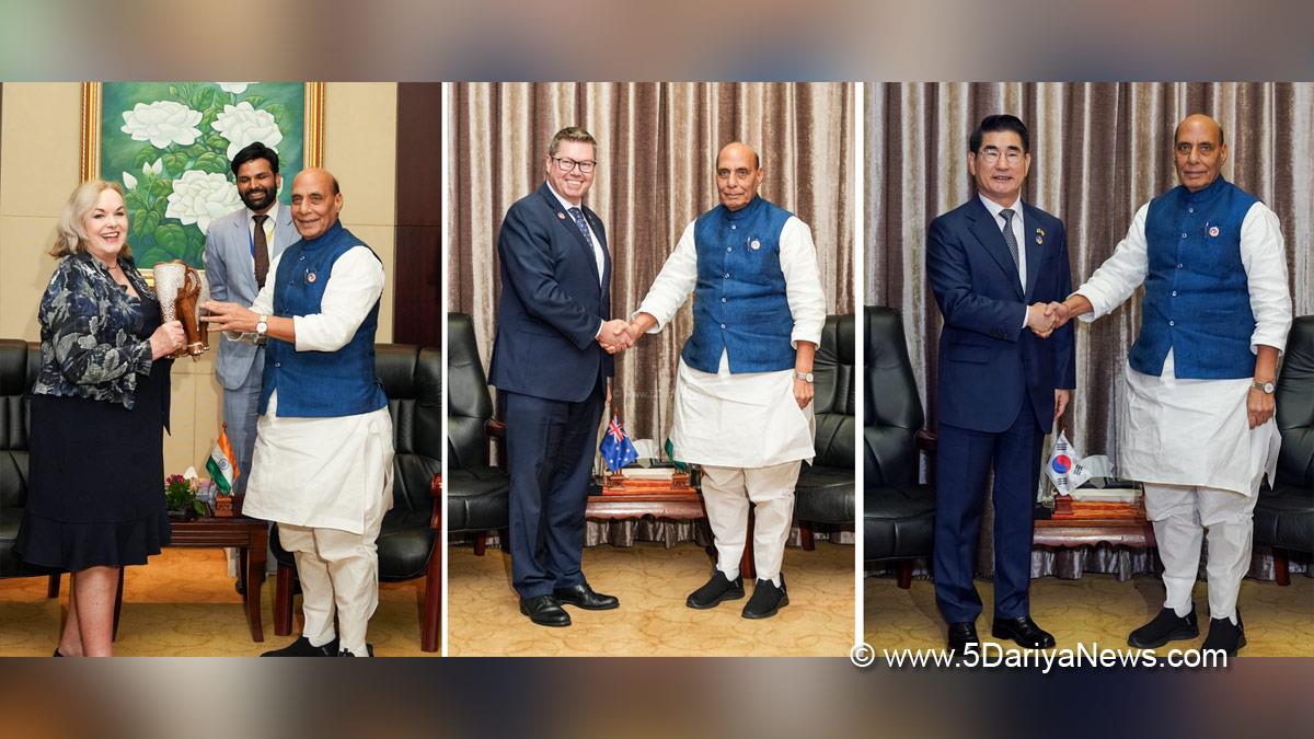 Rajnath Singh, Union Defence Minister, Defence Minister of India, BJP, Bharatiya Janata Party, Lloyd J Austin, Kim Yong Hyun, Pat Conroy, Judith Collins