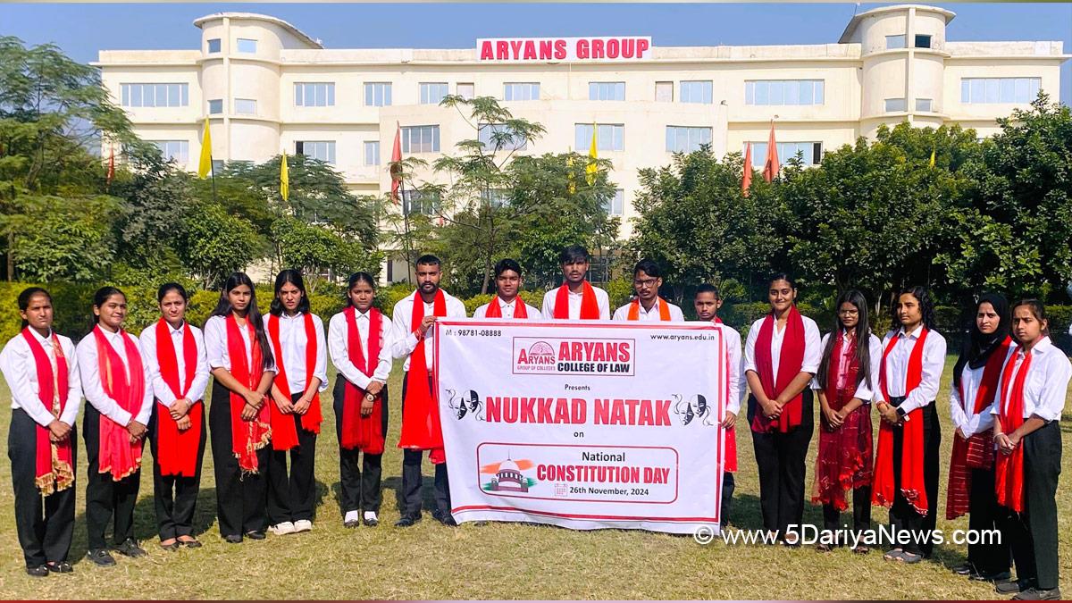 Aryans Group of Colleges , Aryan College, Rajpura, Aryans Group of Colleges Rajpura, Dr. Parveen Kataria, Dr. Anshu Kataria, Aryans College of Law, Rajpura, National Constitution Day, 75th National Constitution Day