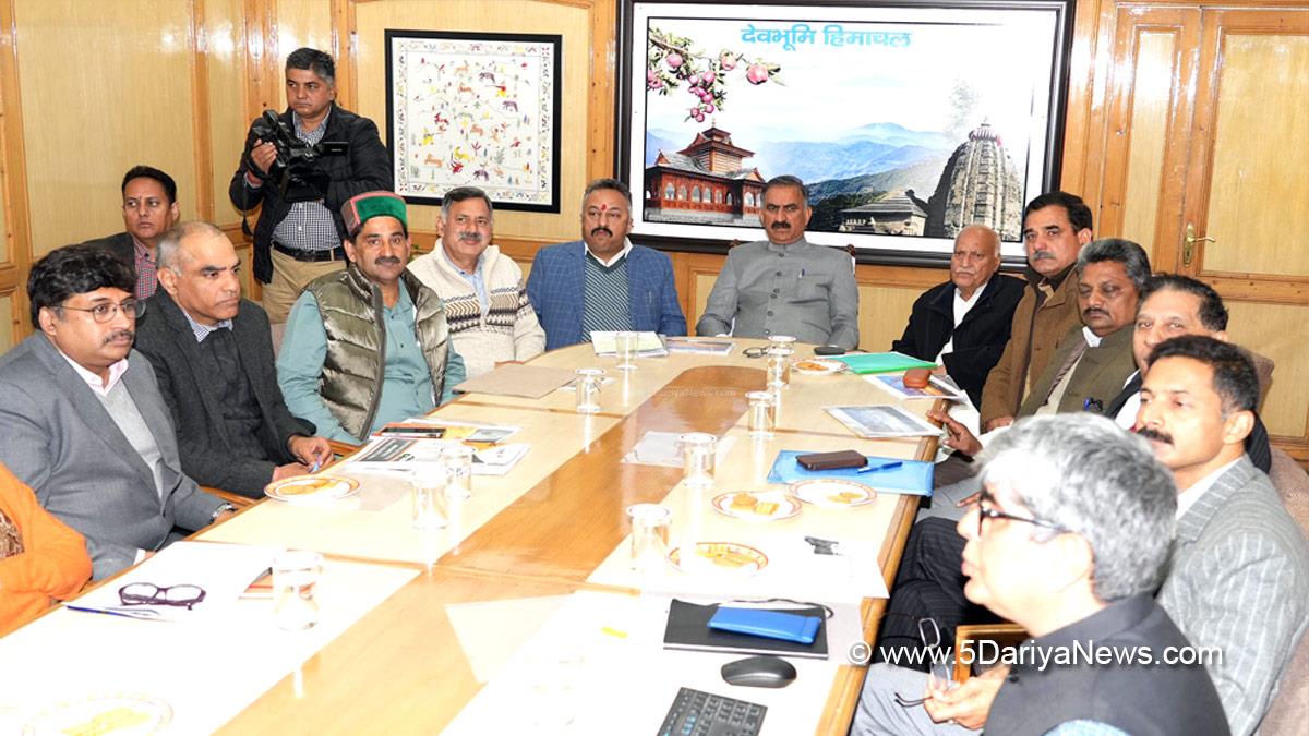 Sukhvinder Singh Sukhu, Himachal Pradesh, Himachal, Congress, Indian National Congress, Himachal Congress, Shimla, Chief Minister of Himachal Pradesh, Chander Kumar,Rohit Thakur, Rajesh Dharmani, Sanjay Awasthi,  Kewal Singh Pathania,Chief Secretary Prabodh Saxena