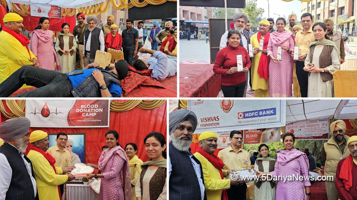 Aashika Jain, DC Mohali, Deputy Commissioner Mohali, S.A.S. Nagar, S.A.S. Nagar Mohali, Mohali, Sahibzada Ajit Singh Nagar, Blood Donation Camp,District Red Cross Society