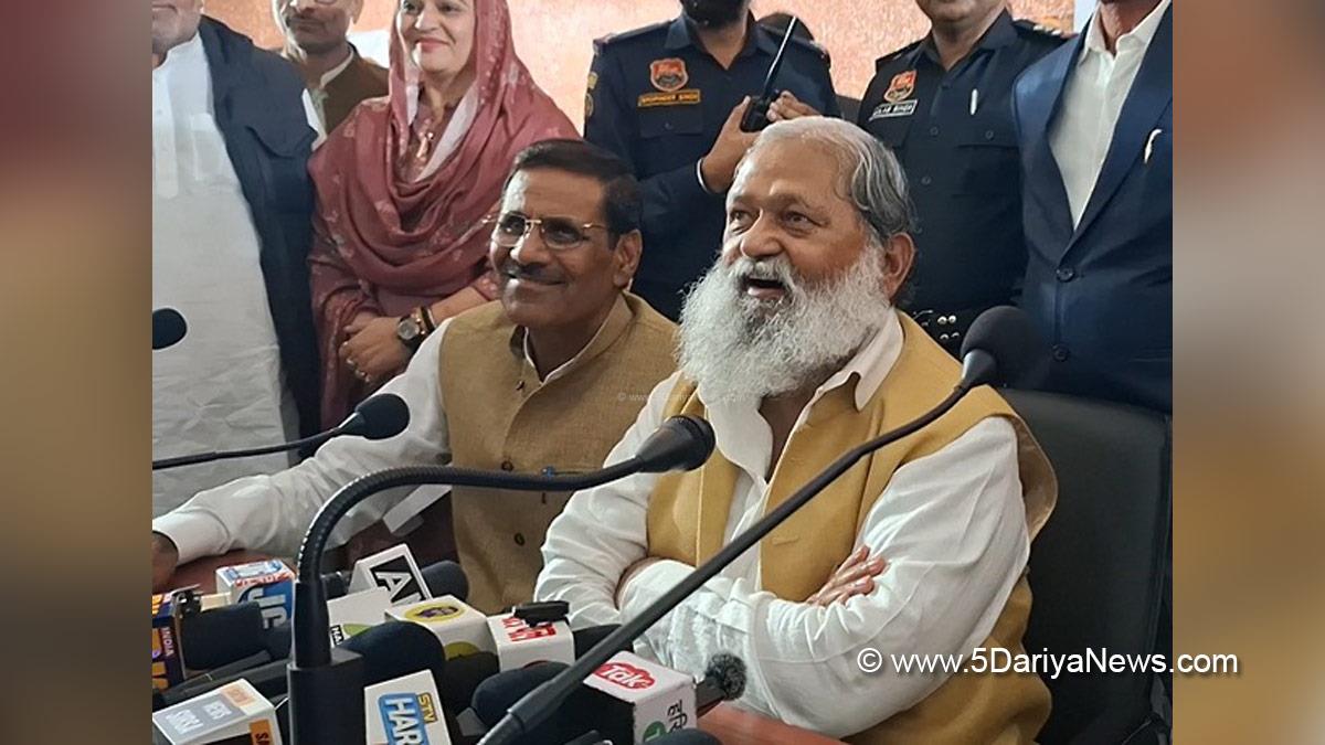 Anil Vij, Haryana, Ambala, Bharatiya Janata Party, BJP, BJP Haryana