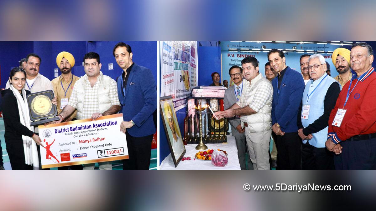 Sports News, Punjab State Senior Badminton Championship 2024, Jalandhar, Swapan Sharma, Raizada Hansraj Badminton Stadium