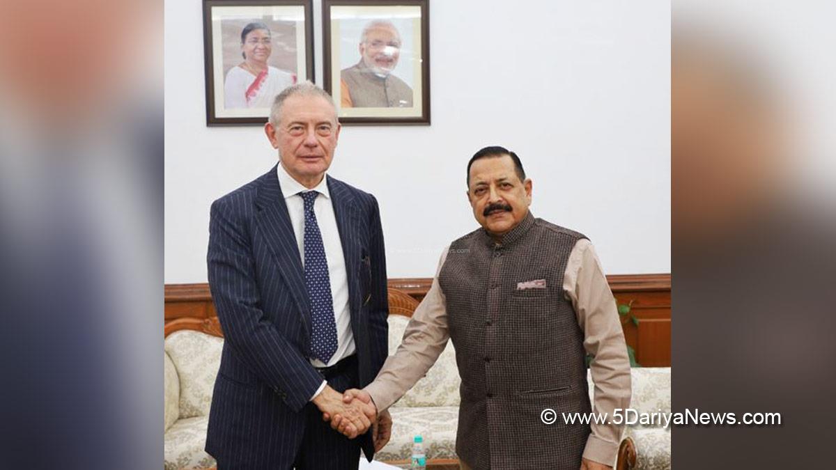 Dr Jitendra Singh, Dr. Jitendra Singh, Bharatiya Janata Party, BJP, Italian Minister Adolfo Urso