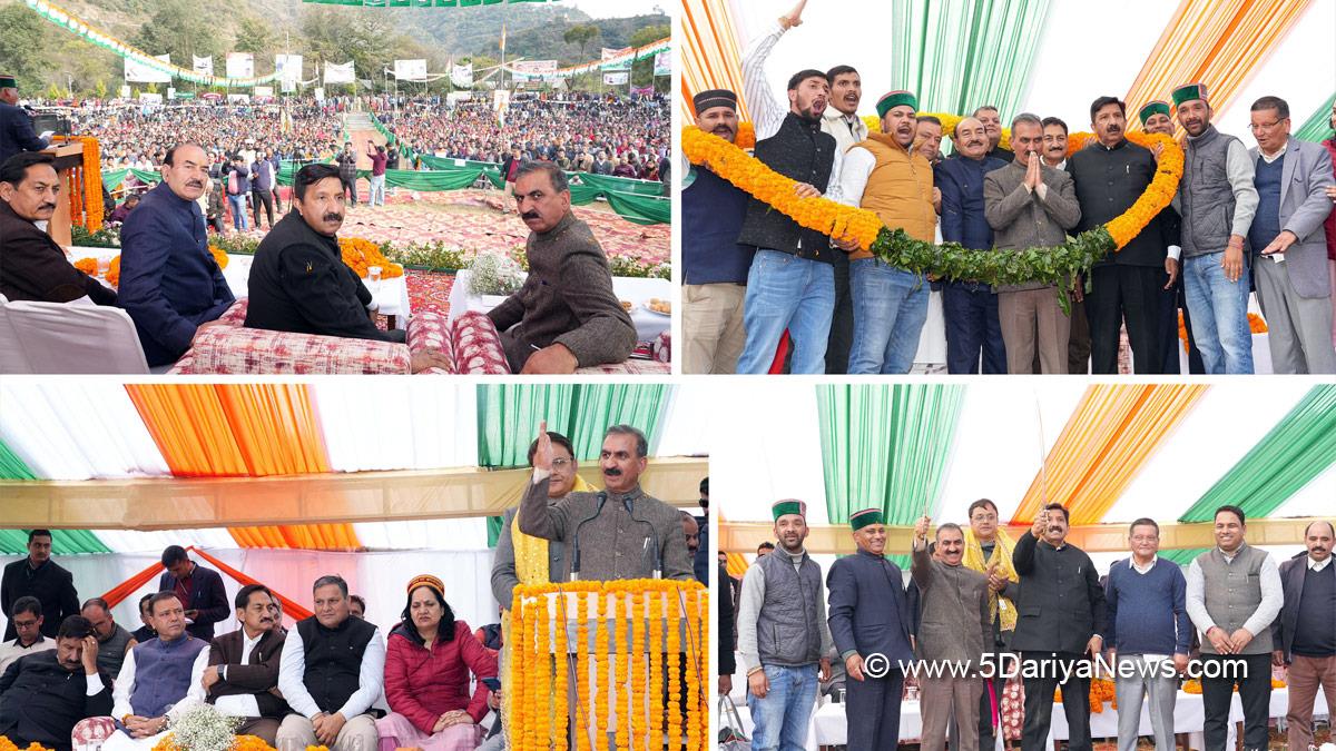 Sukhvinder Singh Sukhu, Himachal Pradesh, Himachal, Congress, Indian National Congress, Himachal Congress, Shimla, Chief Minister of Himachal Pradesh, Mukesh Agnihotri