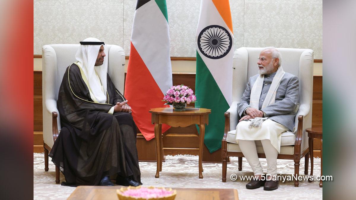 Narendra Modi, Modi, BJP, Bharatiya Janata Party, Prime Minister of India, Prime Minister, Narendra Damodardas Modi, Foreign Minister of Kuwait, H.E. Abdullah Ali Al-Yahya