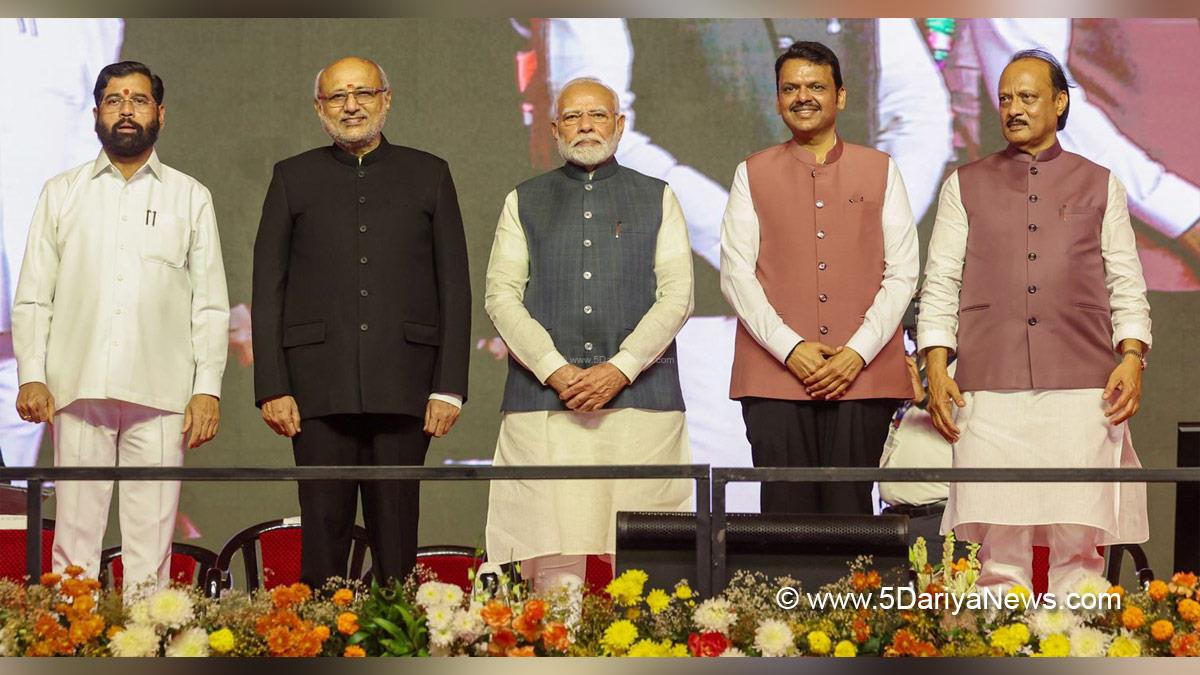 Narendra Modi, Modi, BJP, Bharatiya Janata Party, Prime Minister of India, Prime Minister, Narendra Damodardas Modi, Devendra Fadnavis, Chief Minister Of Maharashtra, Maharashtra, Maharashtra Chief Minister, Eknath Shinde, Ajit Pawar